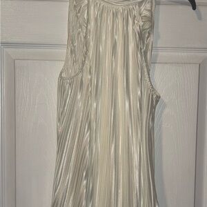 bishop + young Cream Sleeveless Top